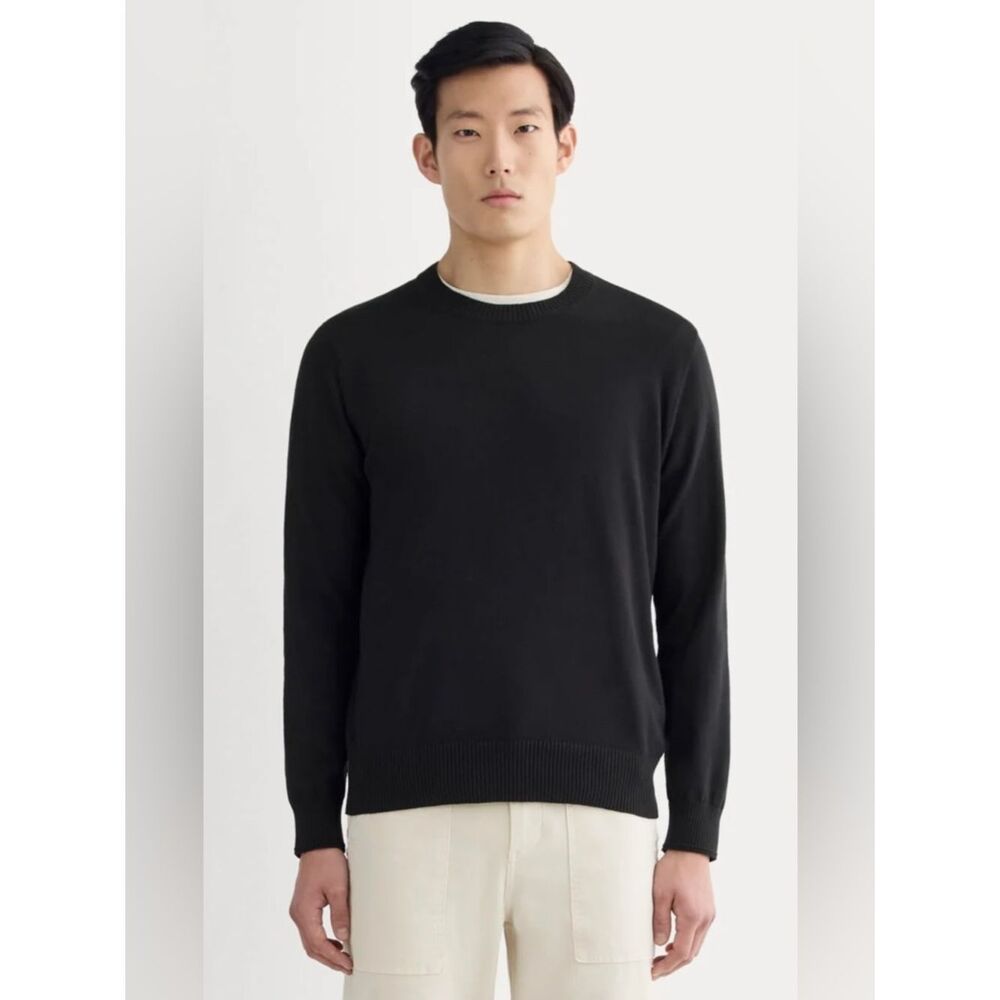 New Everlane THE NO-SWEAT SWEATER uniform in Black Size S